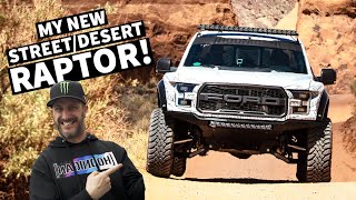 Ken Block Tests his NEW Fully Built Ford Raptor in Moab [upl. by Kra607]