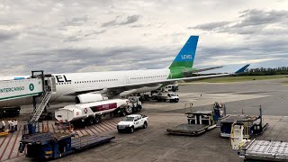 Vuelo de BARCELONA a BUENOS AIRES por LEVEL viajo con tarifa basica sin COMIDA ni EQUIPAJE [upl. by Yob]