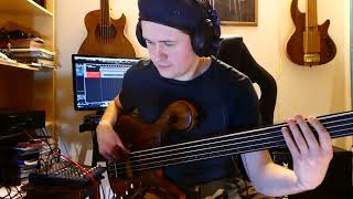 Big Mountain  Baby I Love Your Way fretless bass cover Chyla Basses fretless 5 string [upl. by Asila130]