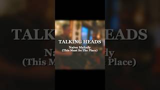 Talking Heads  Naive Melody This Must Be The Place live instrumental [upl. by Thorin]