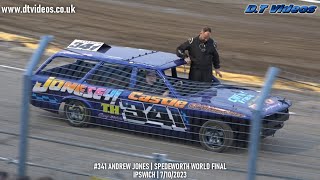 341 Andrew Jones l  World Final Banger Racing  Ipswich  In Car Video [upl. by Myo]