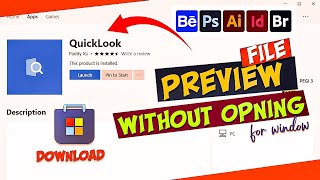 Preview Files Without Opening Them  QuickLook App Review amp Tutorial [upl. by Cichocki]