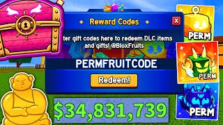 ALL 30 FREE PERMANENT FRUIT CODES for ROBLOX BLOX FRUITS [upl. by Katzman]