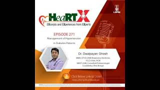 Management of Hypertension in Diabetes Patients  Dr Dwaipayan Ghosh [upl. by Akimad35]