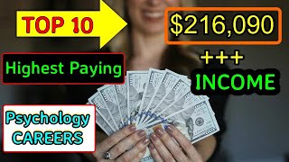 Top 10 Highest Paying Jobs In Psychology In 2024 Salary And Education Requirements [upl. by Ynaffital]