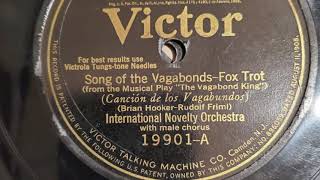 Song of the Vagabonds  International Novelty Orchestra 1925 [upl. by Erimahs318]