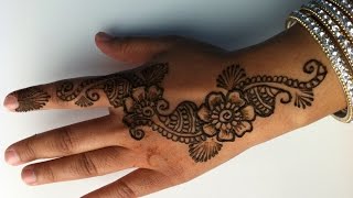 how to do a simple henna design [upl. by Tonina916]