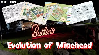 Butlins Minehead from 1962 to 2024  Map Evolution  How has the park changed [upl. by Xylia296]