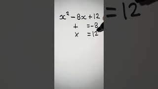 Factorising quadratics with negative coefficient of x shorts [upl. by Soph]