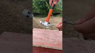 Smart Use of Hammer to Nail toolshomemade homerepair [upl. by Atil865]