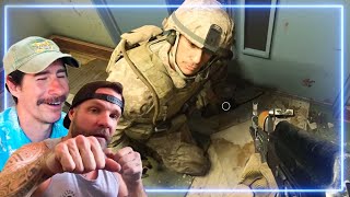 Marines REACT to HUNTING PARTY from Call of Duty Modern Warfare  Experts React [upl. by Arvo317]