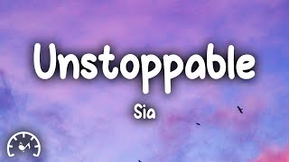 Sia  Unstoppable Lyrics Slowed amp Reverb [upl. by Christabelle]