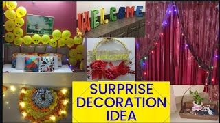 Welcome Room Decoration IdeaSurprise Room Decoration For AnniversaryBaby BirthdayWedding amp Party [upl. by Ehudd]