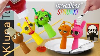 Delicious Incredibox Sprunki meat skewers for lunch Sprunki ASMR MUKBANG for Kluna Tik Style [upl. by Aylatan]