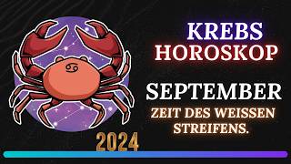 Krebs Horoskop für September 2024 Zeit der Veränderung [upl. by Yentrok]