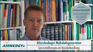 Alterbedingte Makuladegenration AMD Glaukom diabetischer Retinopathie mit Airnergy behandeln [upl. by Anier919]