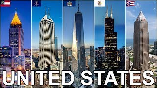 Tallest Buildings in Each US State [upl. by Enilarak]