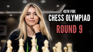 ROUND 9  SWEDEN vs IRELAND  CHESS OLYMPIAD 2024  Hosted by GM Hammer [upl. by Enymzaj]