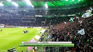 Gladbach  Bayern 21 25112017  Spieler und Fans feiern [upl. by Niraj]