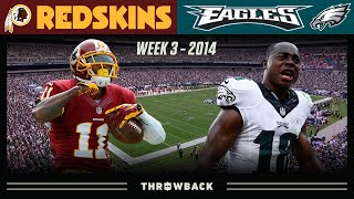 DJaxs Philly Return Gets HEATED Redskins vs Eagles 2014 Week 3 [upl. by Nahbois]