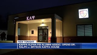 Kappa Alpha Psi Alumni Association opens Dr Ralph J Bryson Kappa House [upl. by Naol640]