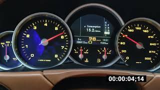 Porsche Cayenne Turbo 45 V8 acceleration [upl. by Annaiuq]