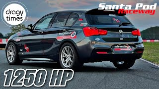 1250HP BMW M140i F20 XDrive  14 Mile in 864 Seconds with 262 Kmh 162 mph [upl. by Charlotta]