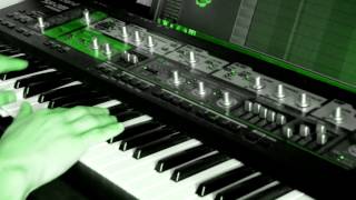 Synthesizer Roland SH 201 with FL Studio 11 [upl. by Rawden]