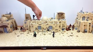 TIMELAPSE Boba Fett vs Cad Bane Duel LEGO Star Wars MOC Speed Build [upl. by Elliot]