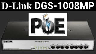 DLink DGS1008MP 8 Port Desktop Gigabit Max PoE Switch Unboxing [upl. by Nilerual]