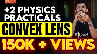 Plus Two Physics Practicals  Convex Lens  Eduport Plus Two [upl. by Richmal195]