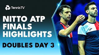 GranollersZeballos DodigKrajicek amp More Feature  Nitto ATP Finals 2023 Doubles Highlights Day 3 [upl. by Eimam]