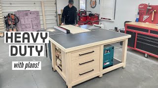 BEEFY WorkbenchOutfeed Assembly Table Build [upl. by Merill]