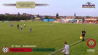 300724 Swallownest FC vs Harrogate Railway Match Highlights [upl. by Deane349]