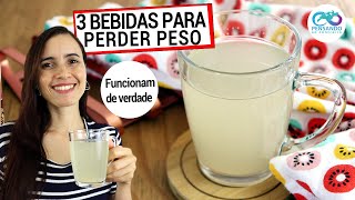 3 BEBIDAS QUE REALMENTE TE AJUDAM A EMAGRECER COMPROVADAS PELA CIÊNCIA FUNCIONAM [upl. by Medin]