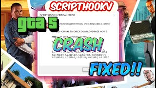 GTA 5 Crash SOLVED in Latest Update  ScripthookV amp Game Config v32 Fix  HAWOK Gamerz [upl. by Cammie]