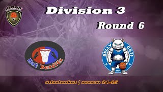 Atlasbasket  Div 3Round 6  NET BANDITS vs BELLY CATS [upl. by Eads264]