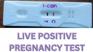 LIVE PREGNANCY TEST POSITIVE MALAYALAM [upl. by Yentuoc994]