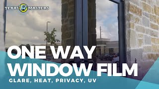 OneWay Window Tint for Office Windows  Dark Outside Clarity Inside [upl. by Cuda]