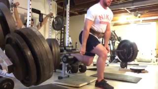 335 lbs Bugenhagen Squat aka Jefferson Bulgarian Split Squat [upl. by Nerta]