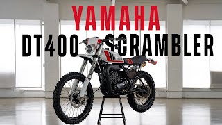 Yamaha DT400 Scrambler  Purpose Built Moto [upl. by Annayram]