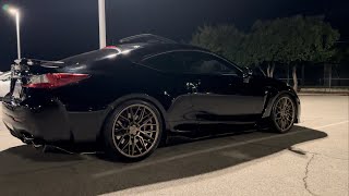 RSR lowering Springs Review Lexus RCF lexuslexusrcf V8 loweringsprings car viral viralvideo [upl. by Atteloj]