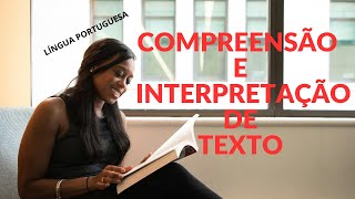 Compreensão e interpretação de texto [upl. by Chalmer]