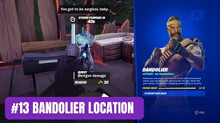 Bandolier Character Location 13  Fortnite Character Collection [upl. by Festatus]