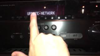 Yamaha Receiver Firmware Update [upl. by Nallak]