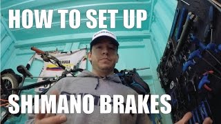 How to set up Shimano disc brake [upl. by Aztiley]