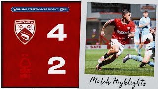 Highlights  Morecambe 4 Nottingham Forest U21s 2 [upl. by Elorak]