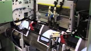 BSM 450 • Inline die cutting with saddle stitcher [upl. by Neirbo]