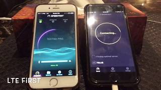 Koodo Telus vs Fido Rogers Speed Test [upl. by Adnala]