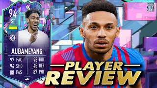 94 FLASHBACK AUBAMEYANG PLAYER REVIEW FLASHBACK AUBAMEYANG SBC  FIFA 23 ULTIMATE TEAM [upl. by Flannery]